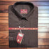 Chocolate Brown Color Premium Formal Shirt